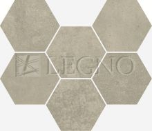 Мозаика Italon Terraviva Floor Hexagon Greige